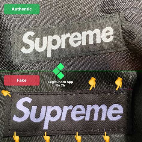 wusing a fake supreme bag|how to check for fake supreme.